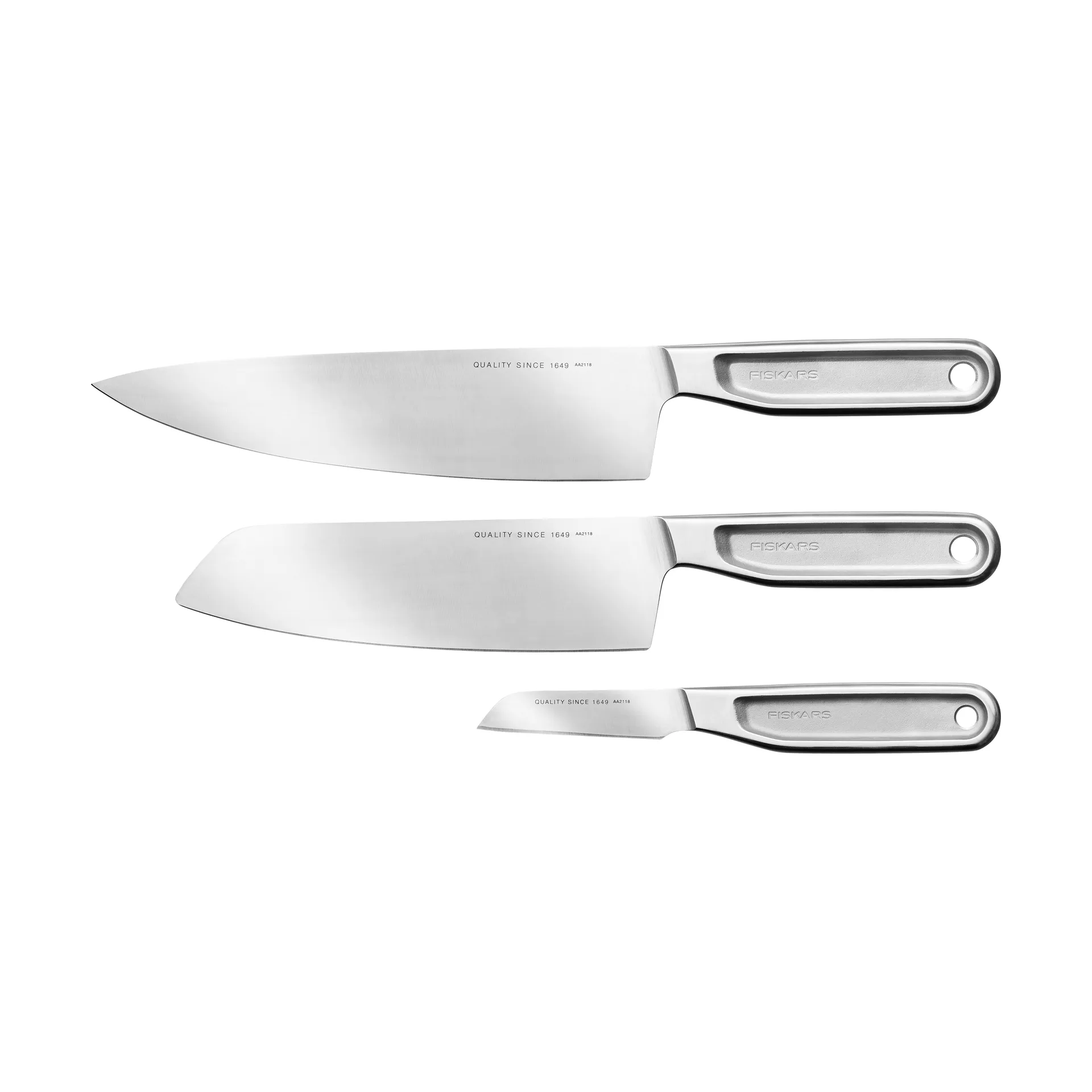 All Steel veitsisetti, 3 osaa Fiskars