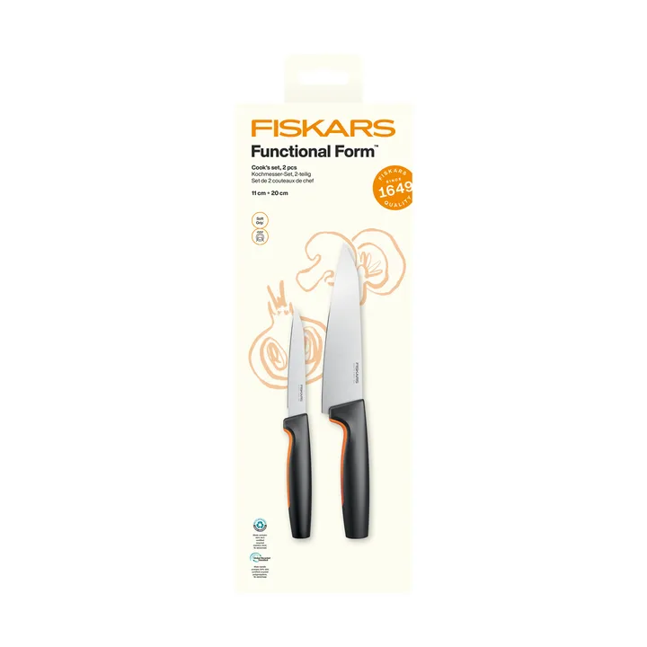 Functional Form kokkiveitsisetti - Ruostumaton teräs, 2 osaa - Fiskars