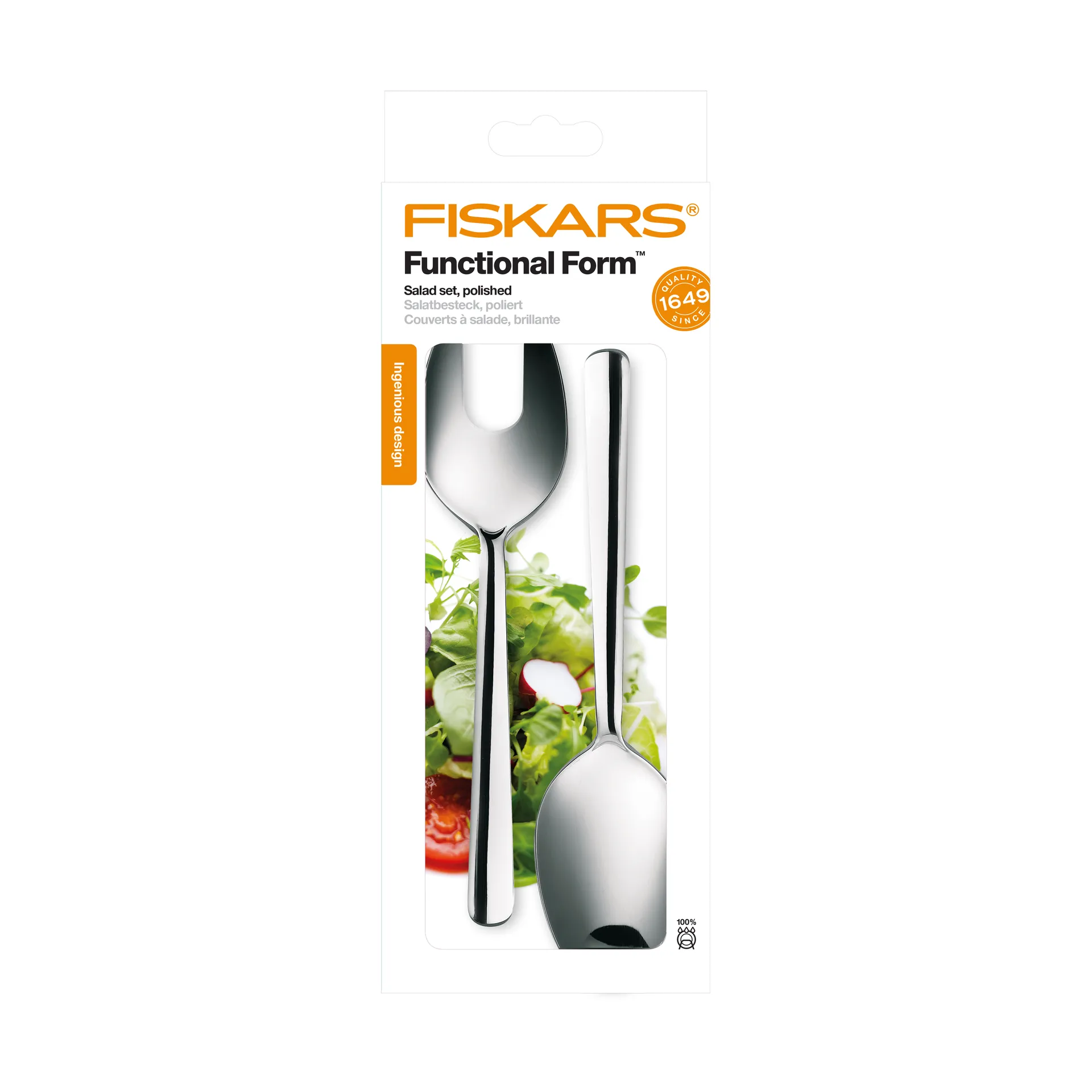 Functional Form salaattiottimet 2 osaa, Blank Fiskars