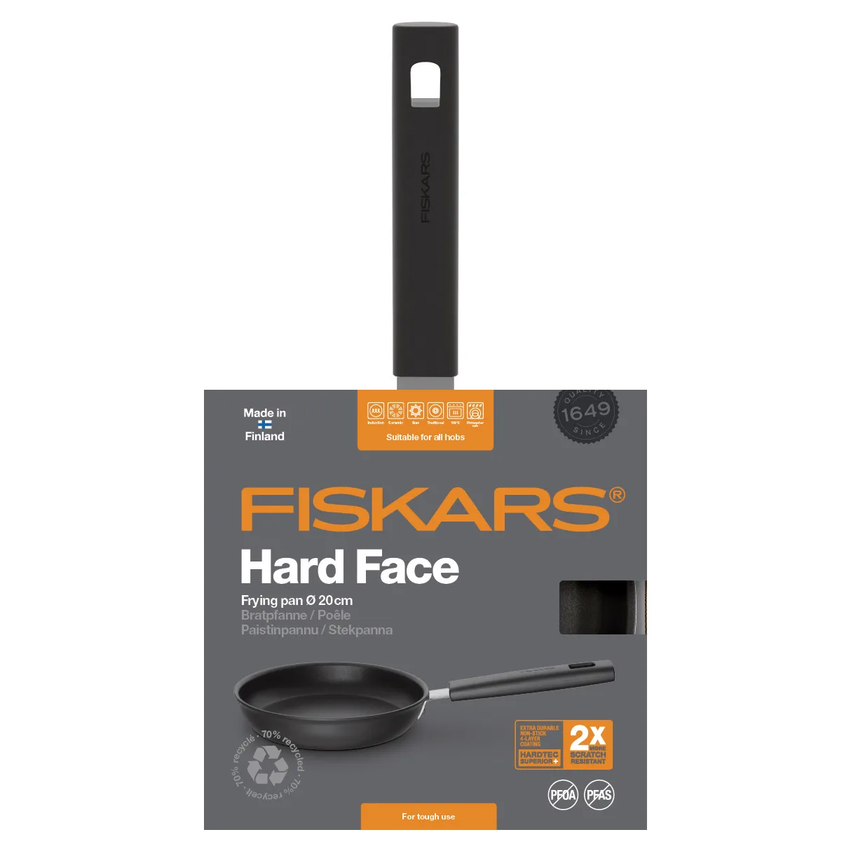 Hard Face paistinpannu, 20 cm Fiskars