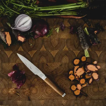 Norden kokkiveitsi + vihannesveitsi veitsisetti 2 osaa - Ruostumaton teräs-koivu - Fiskars