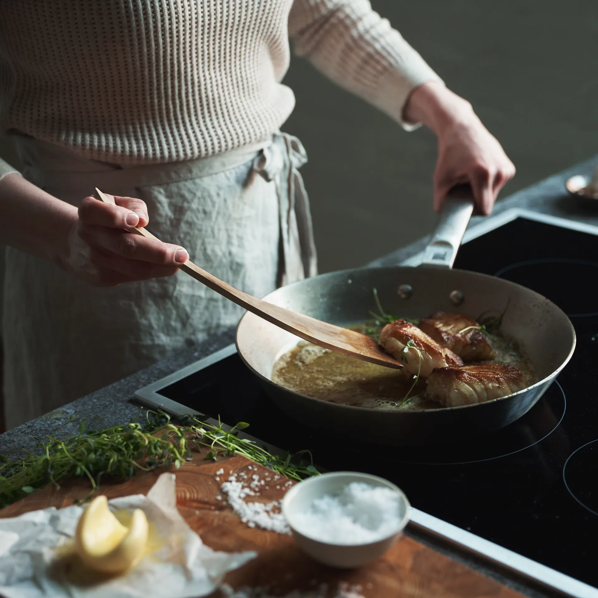 Norden paistinpannu ruostumaton teräs, 28 cm Fiskars