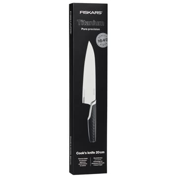 Titanium kokkiveitsi 20 cm - Musta - Fiskars