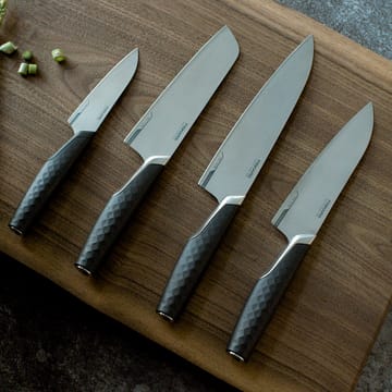 Titanium santokuveitsi 16 cm - Musta - Fiskars