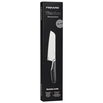Titanium santokuveitsi 16 cm - Musta - Fiskars