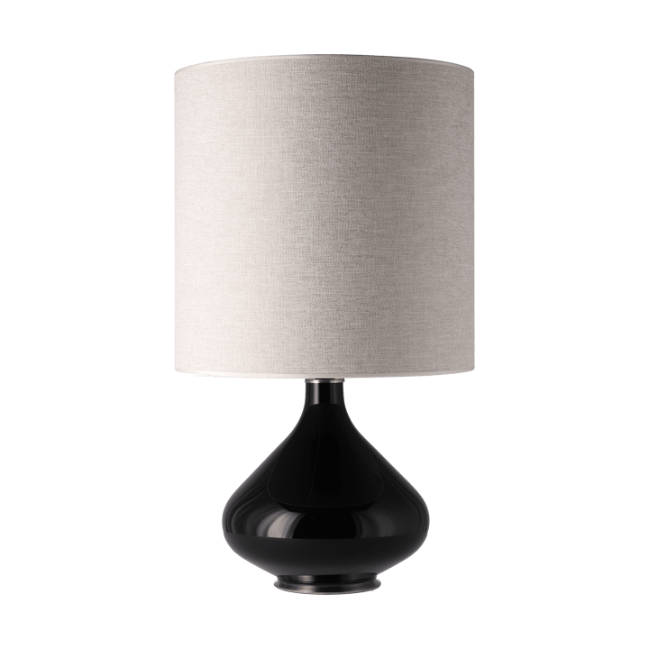 Flavia pöytävalaisin mustalla lampunjalalla - London Beige M - Flavia Lamps