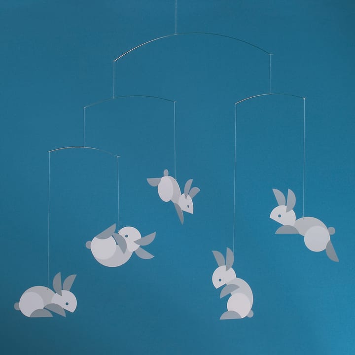 Circular bunnies -mobile, Monivärinen Flensted Mobiles