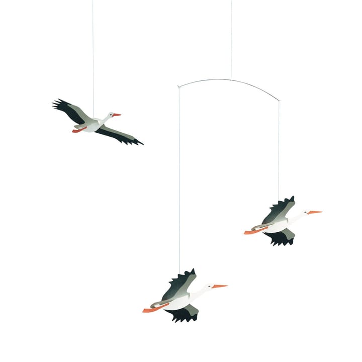 Lucky storks -mobile - monivärinen - Flensted Mobiles