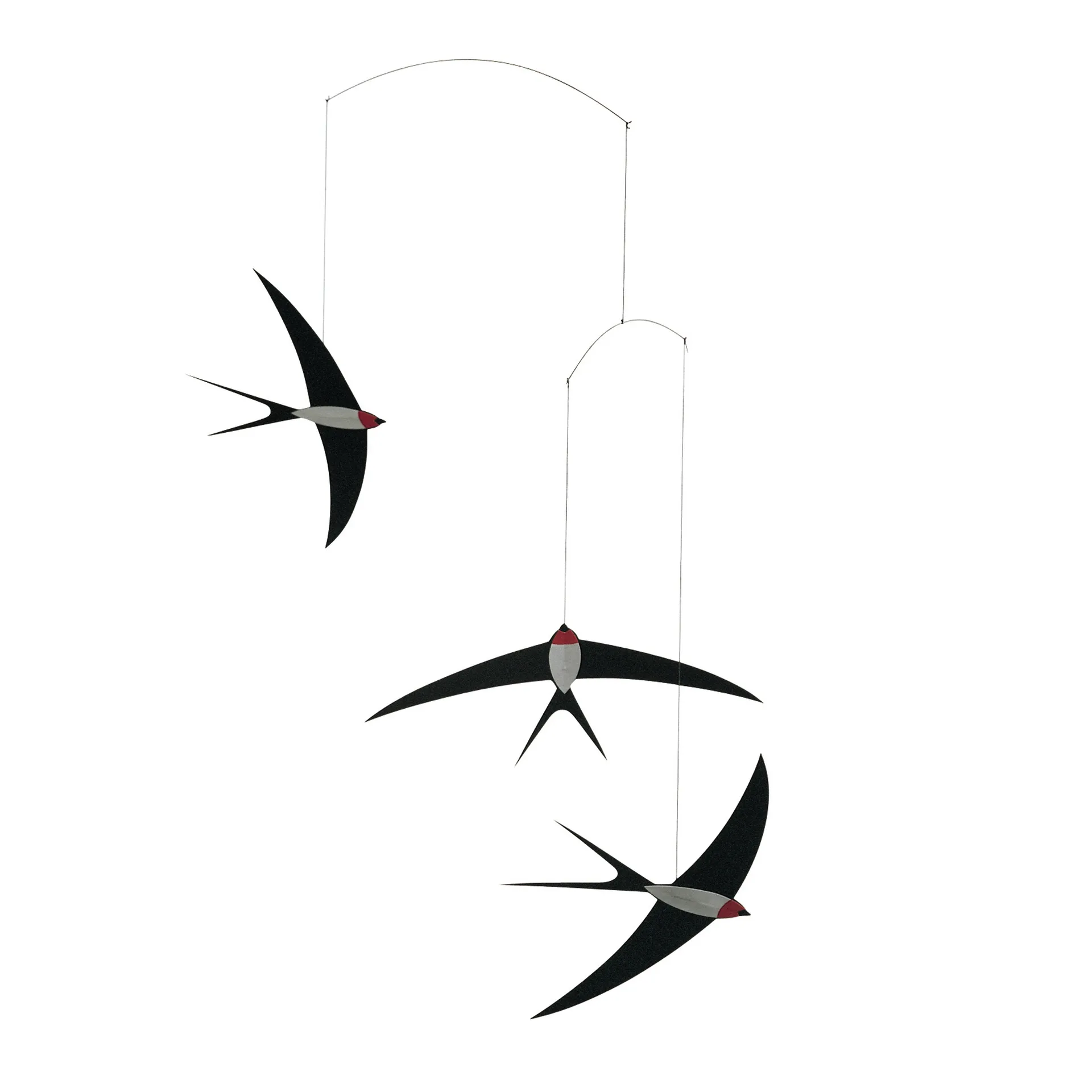 Swallow mobile, monivärinen Flensted Mobiles