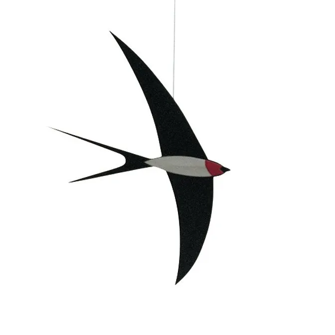 Swallow mobile, monivärinen Flensted Mobiles