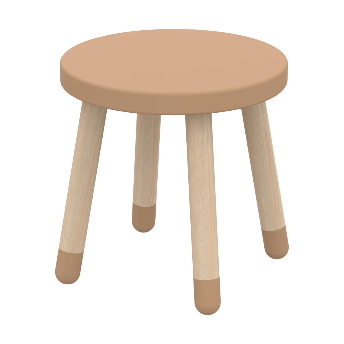 FLEXA Dots-jakkara 30 cm Lattè | Skandinaavinen Sisustus | Jakkarat | Ruskea