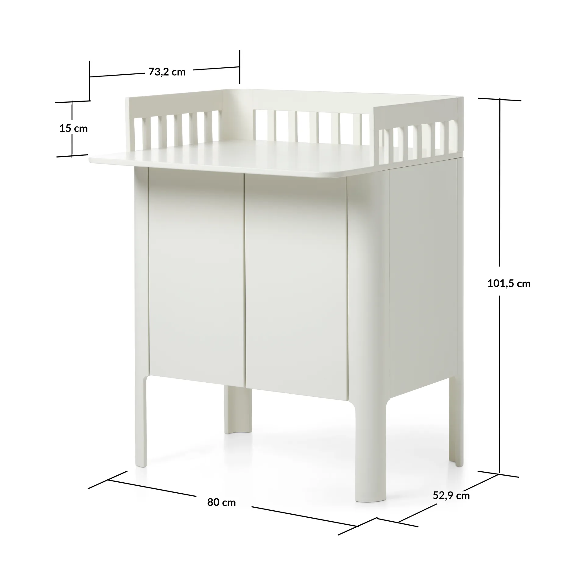 Nova hoitopöytä 80x101 cm, Kerma FLEXA