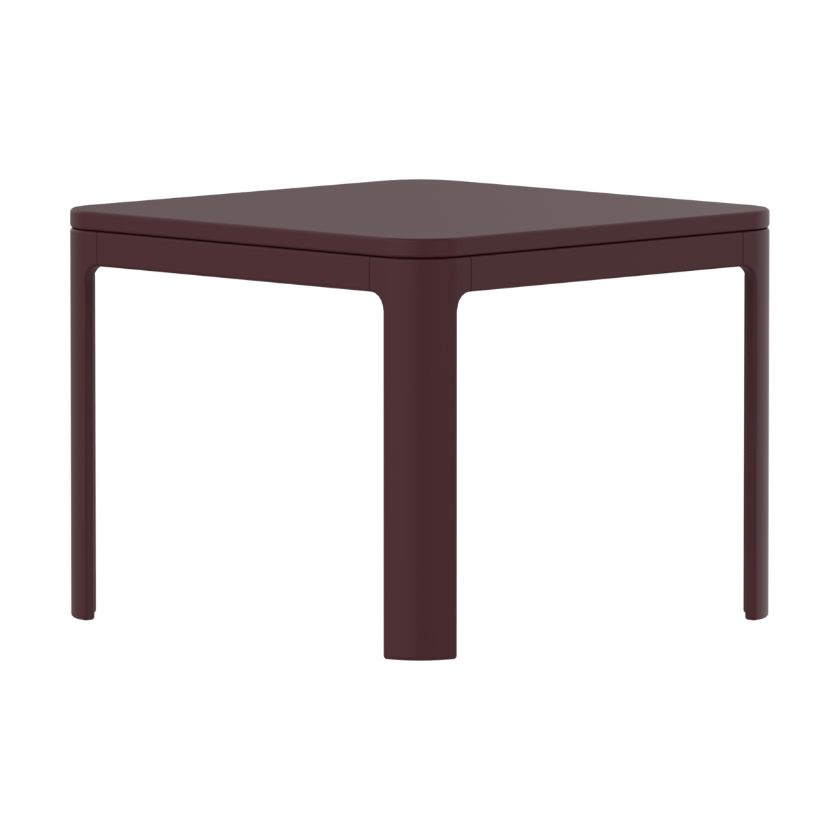 FLEXA Nova pöytä 47x60x60 cm Granaattiomenavaneri | Skandinaavinen Sisustus | Sohvapöydät | Ruskea