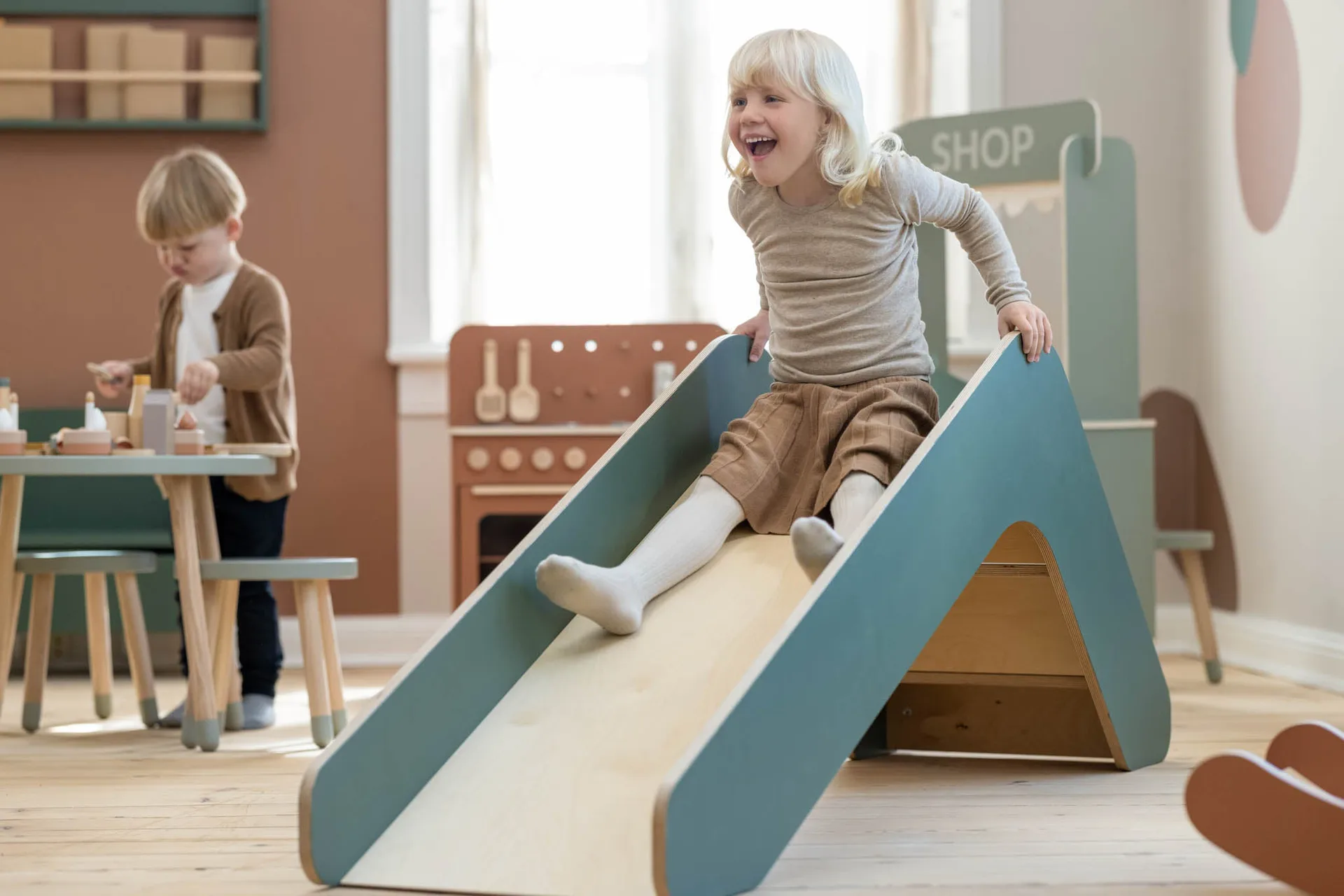 Play-liukumäki, Vihreä FLEXA