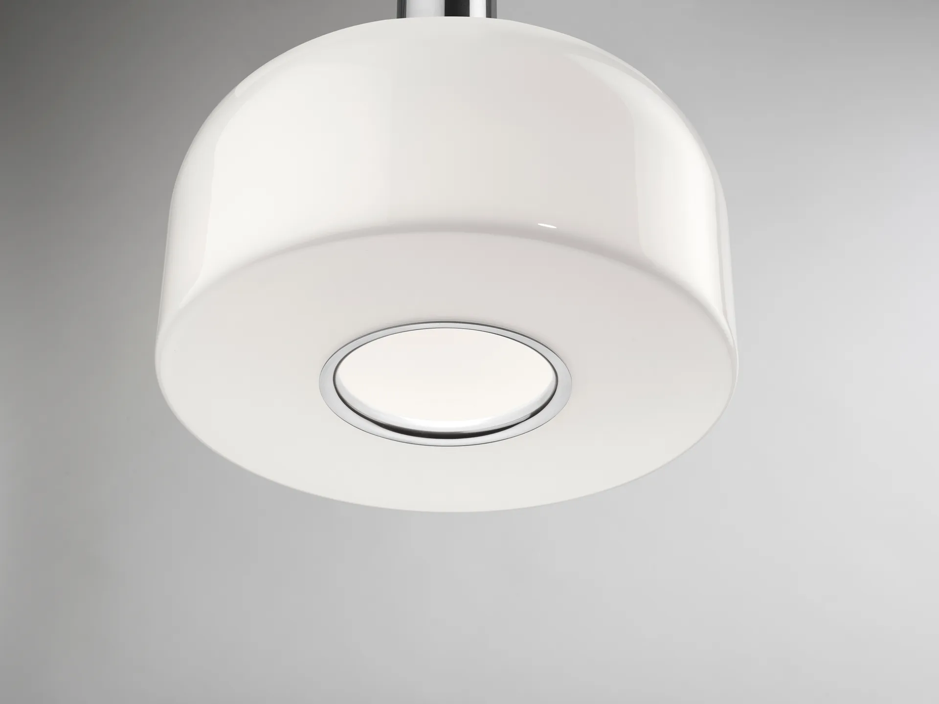 Bellhop Glass S1 kattovalaisin, Bright aluminum Flos