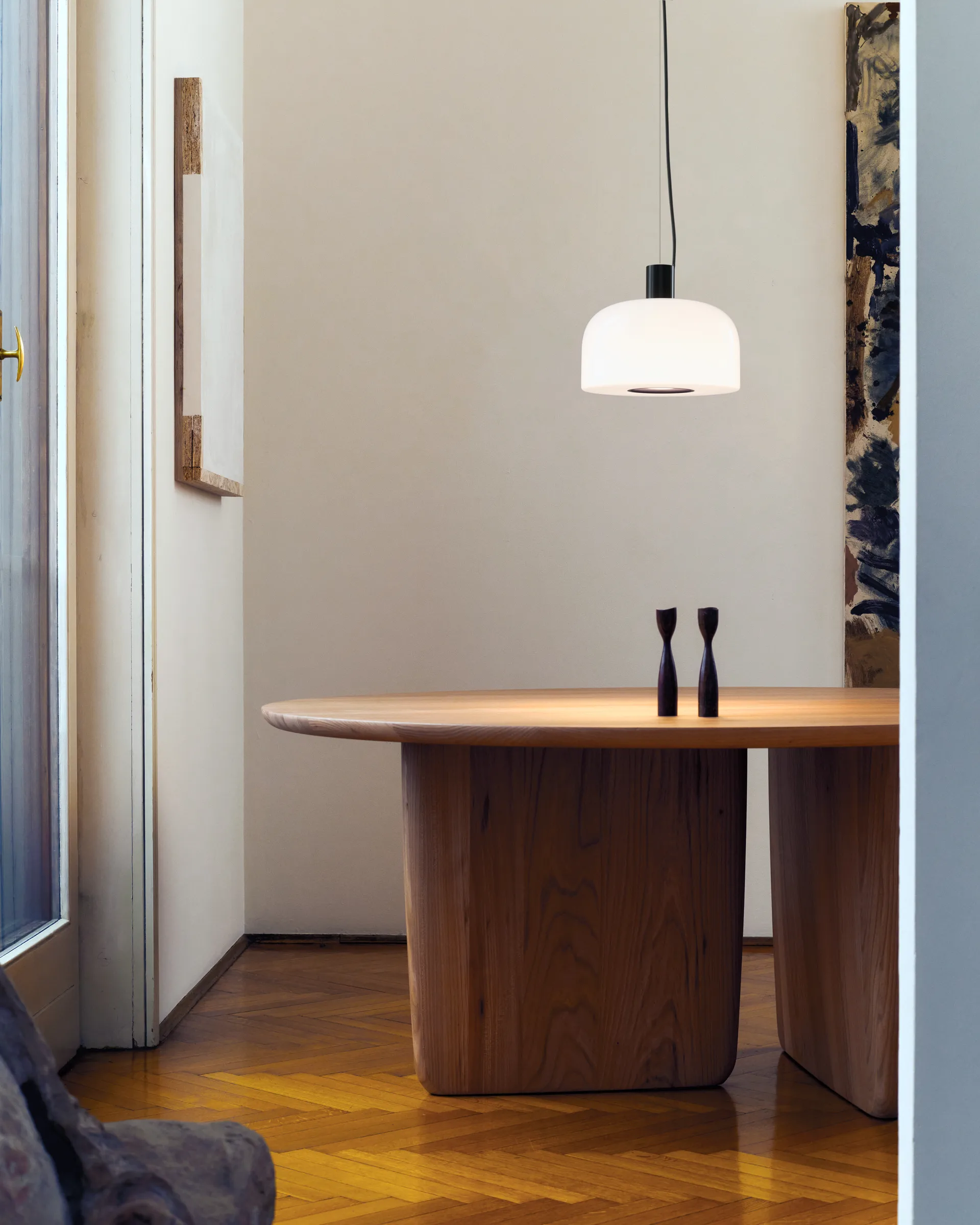 Bellhop Glass S1 kattovalaisin, Cioko Flos