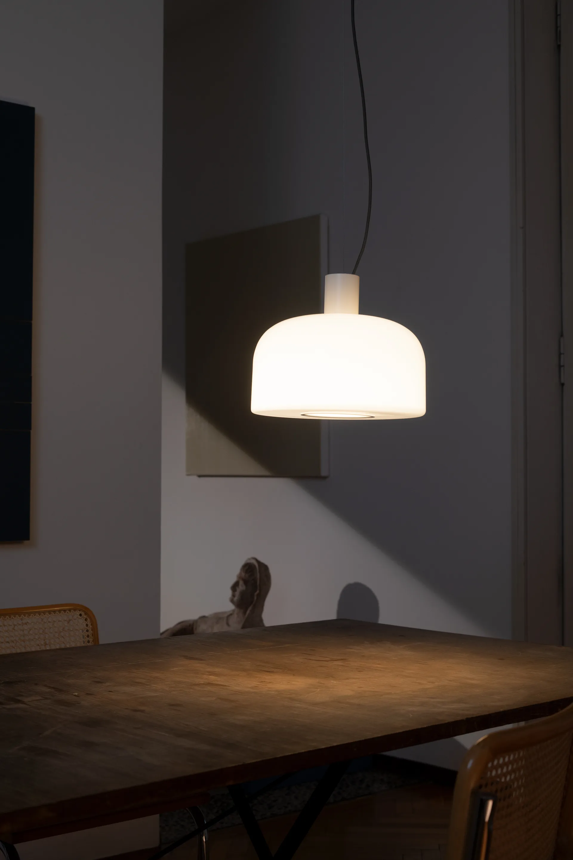 Bellhop Glass S1 kattovalaisin, White Flos