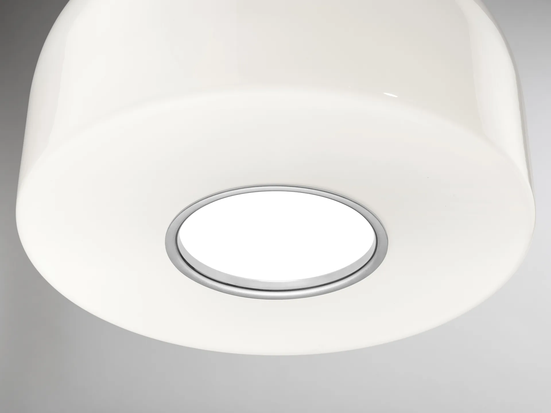 Bellhop Glass S2 kattovalaisin, Bright aluminum Flos