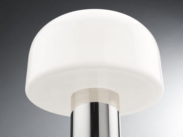 Bellhop Glass T pöytälamppu - Bright aluminum - Flos