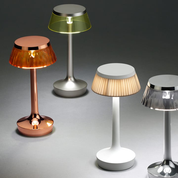Bon Jour Unplugged pöytälamppu, Copper-fumée Flos