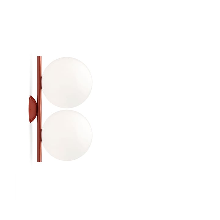 IC lights C/W1 Double seinävalaisin - Burgundy-opal - Flos