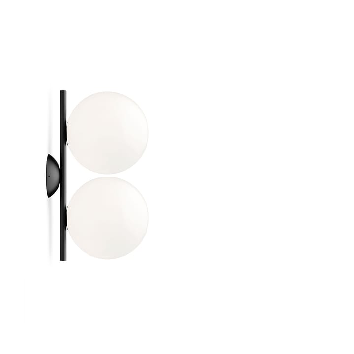 IC lights C/W1 Double seinävalaisin - Musta opali - Flos