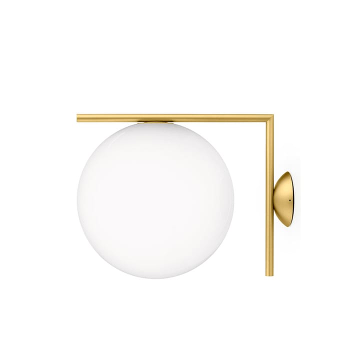 IC lights C/W1 seinävalaisin - Harjattu messinki opali - Flos