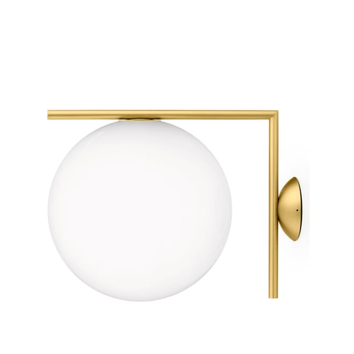 IC lights C/W2 seinävalaisin - Harjattu messinki opali - Flos