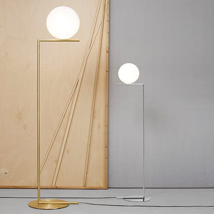 IC lights F1 lattiavalaisin, Harjattu messinki opaliainen Flos