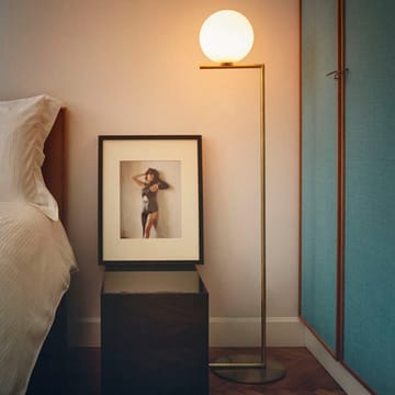 IC lights F1 lattiavalaisin - Harjattu messinki opaliainen - Flos