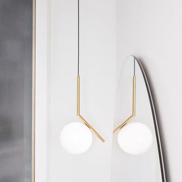 IC lights S1 kattovalaisin - Harjattu messinki opali - Flos