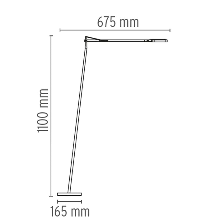 Kelvin F LED lattiavalaisin, Antrasiitti Flos