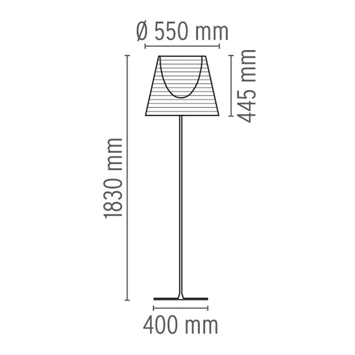 KTribe F3 lattiavalaisin Flos