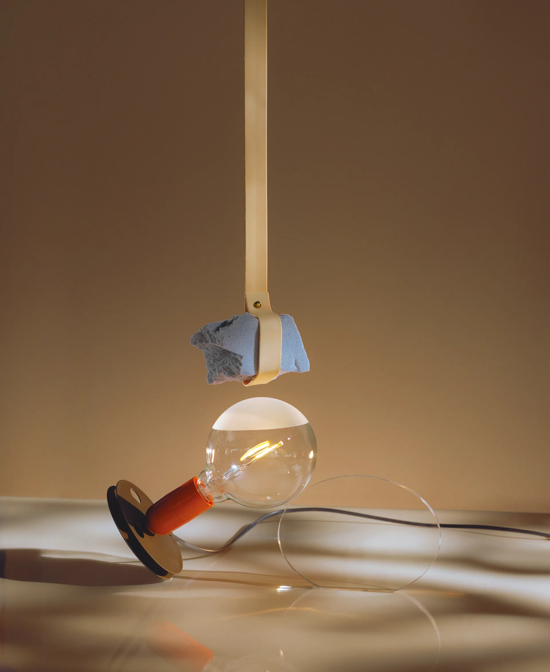Lampadina pöytälamppu, Oranssi Flos
