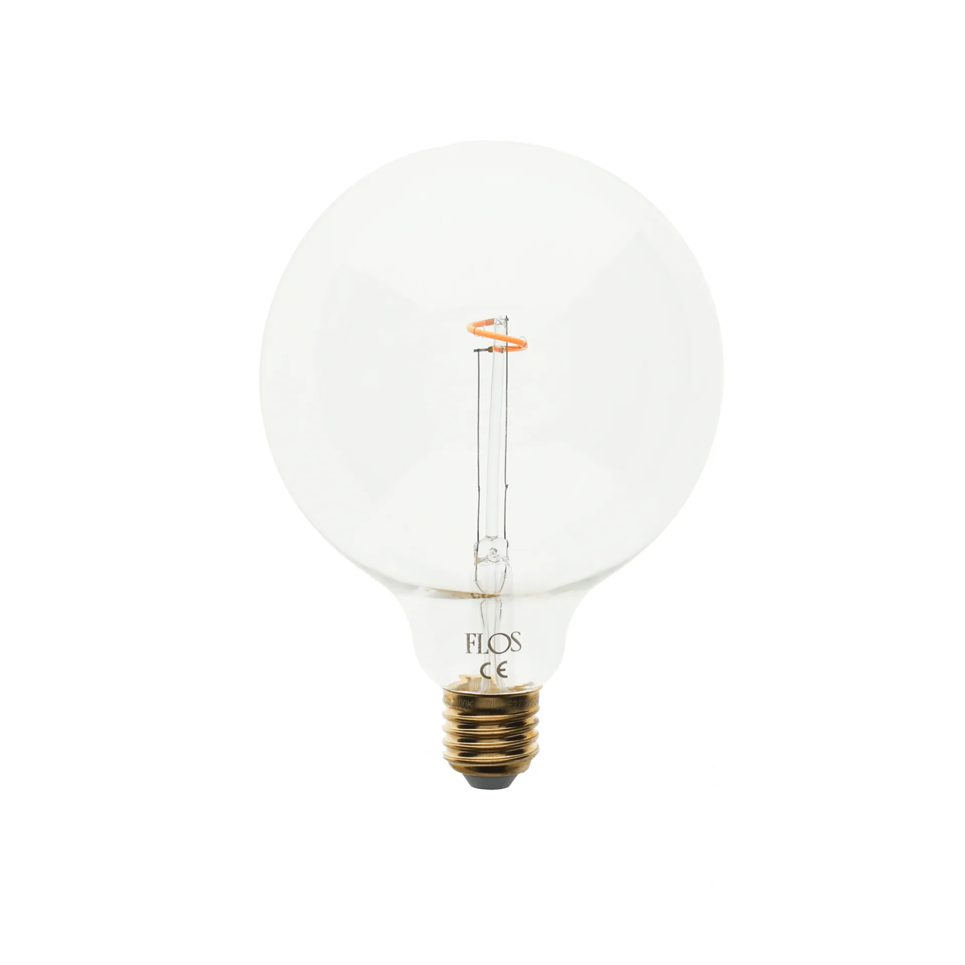 LED G125 himmennettävä lamppu E27, 2200 K 40 lm 1,5 W Flos