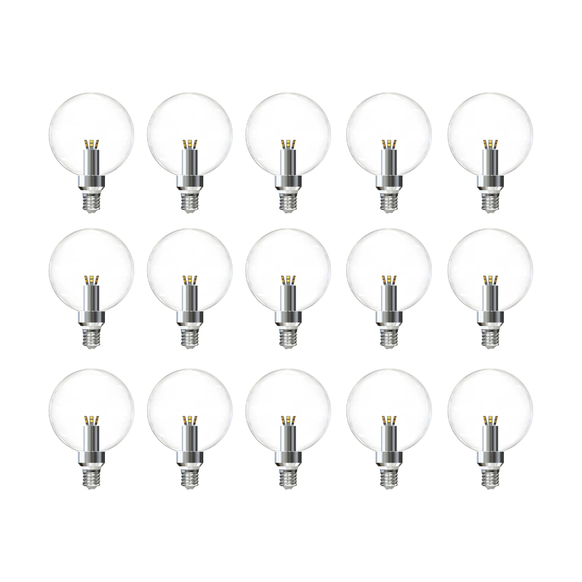 LED-globe retrofit himmennettävä valonlähde E27 15-pakkaus, 2500 K 170 lm 3 W Flos