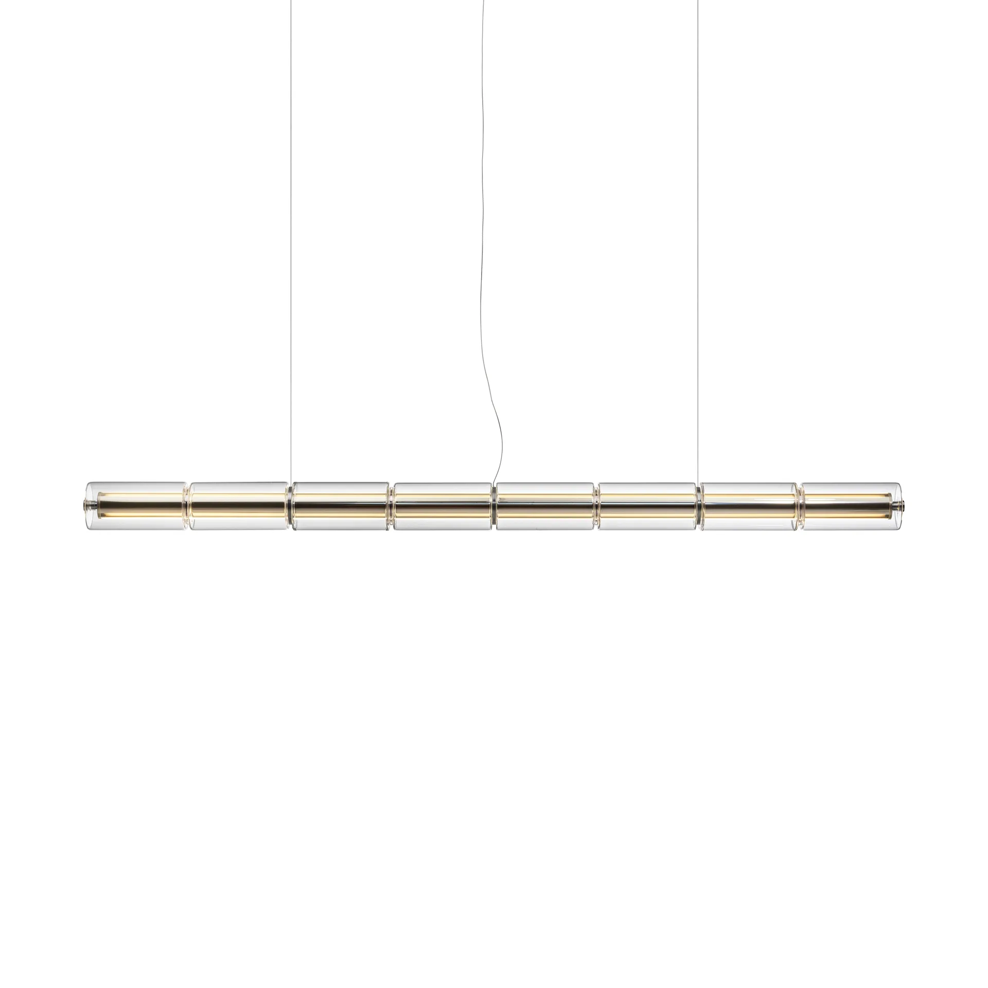 Luce Cilindrica S1 kattovalaisin 165,6 cm, Glass Flos