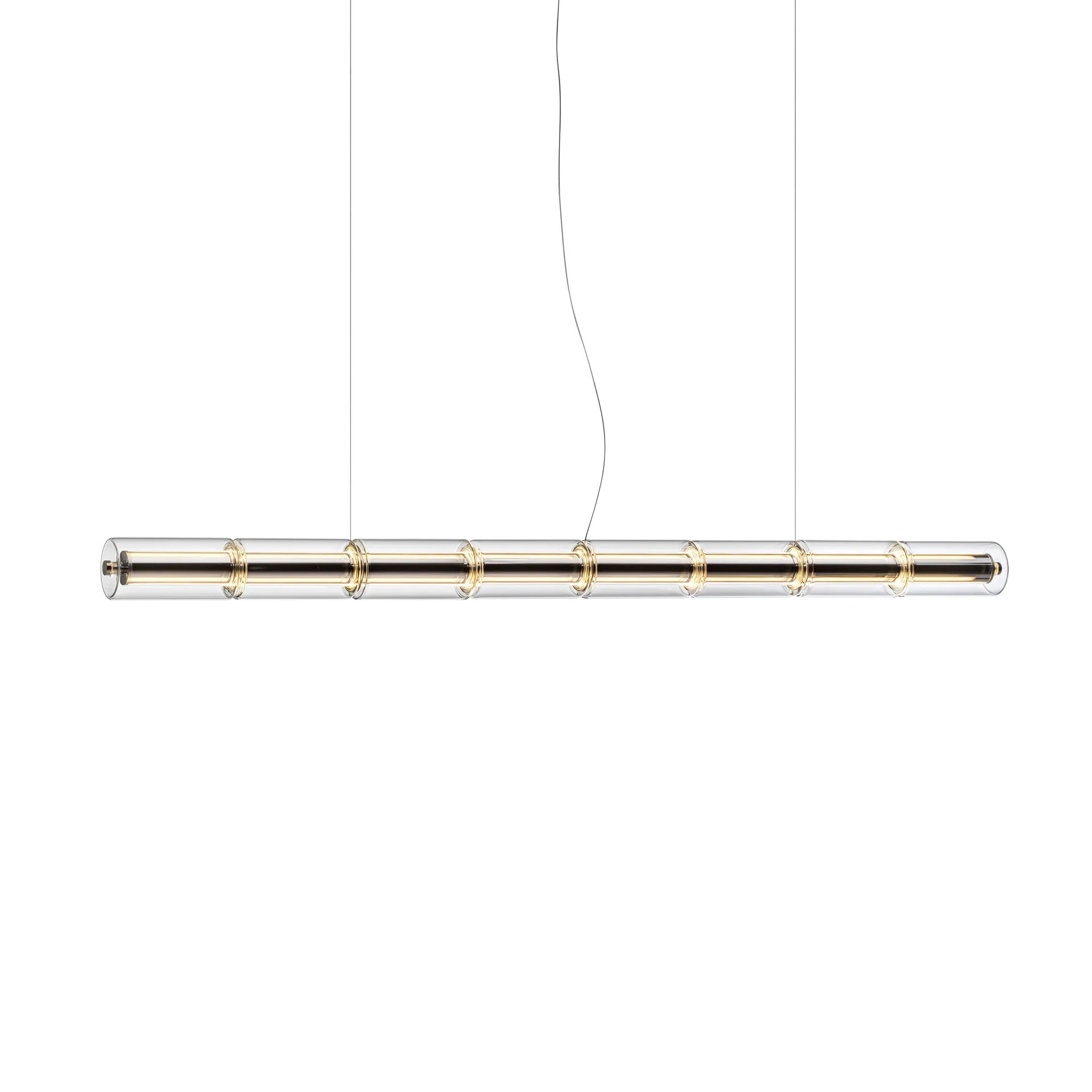 Luce Cilindrica S1 kattovalaisin 165,6 cm, Glass Flos