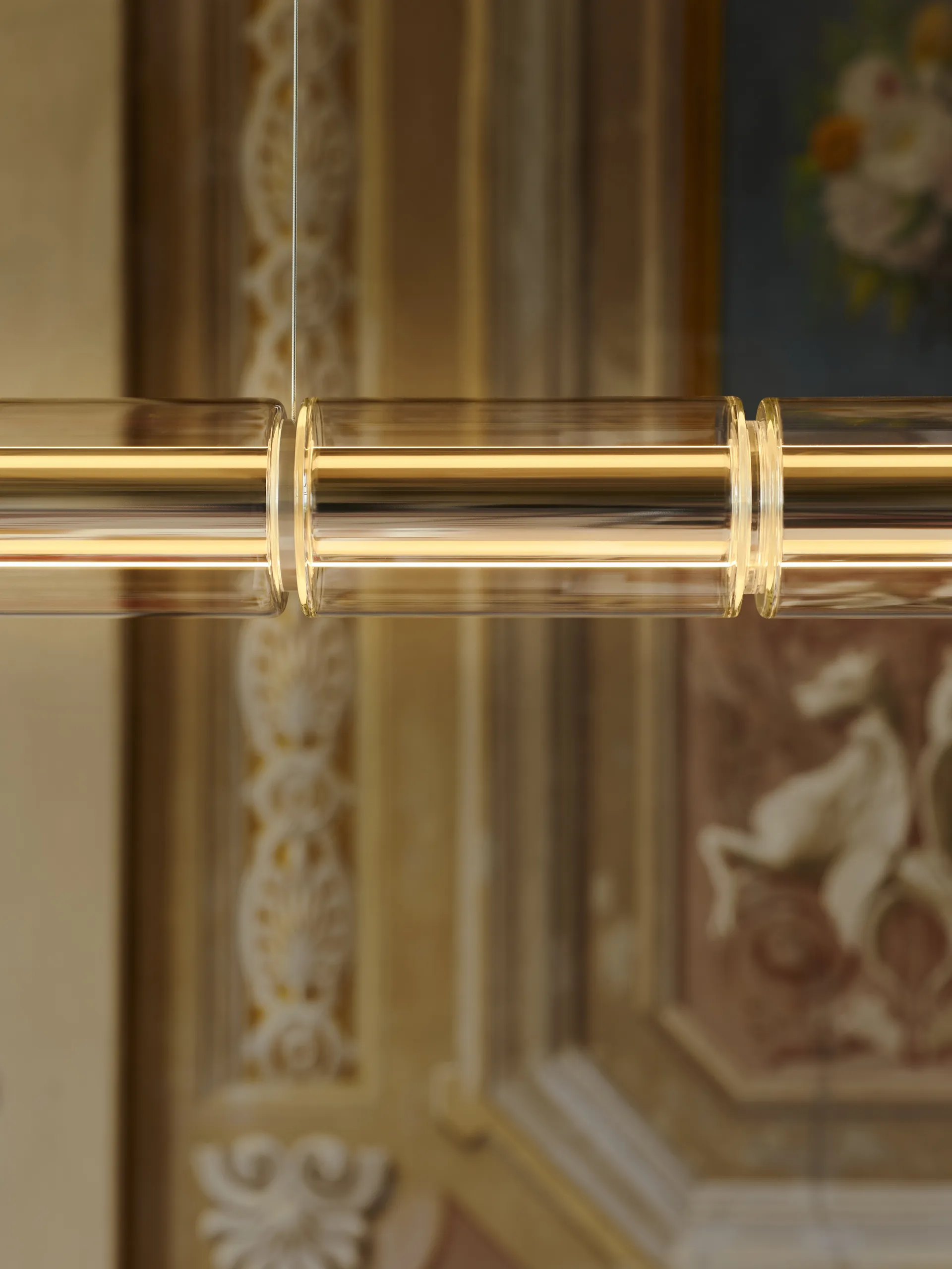 Luce Cilindrica S2 kattovalaisin 207,2 cm, Glass Flos