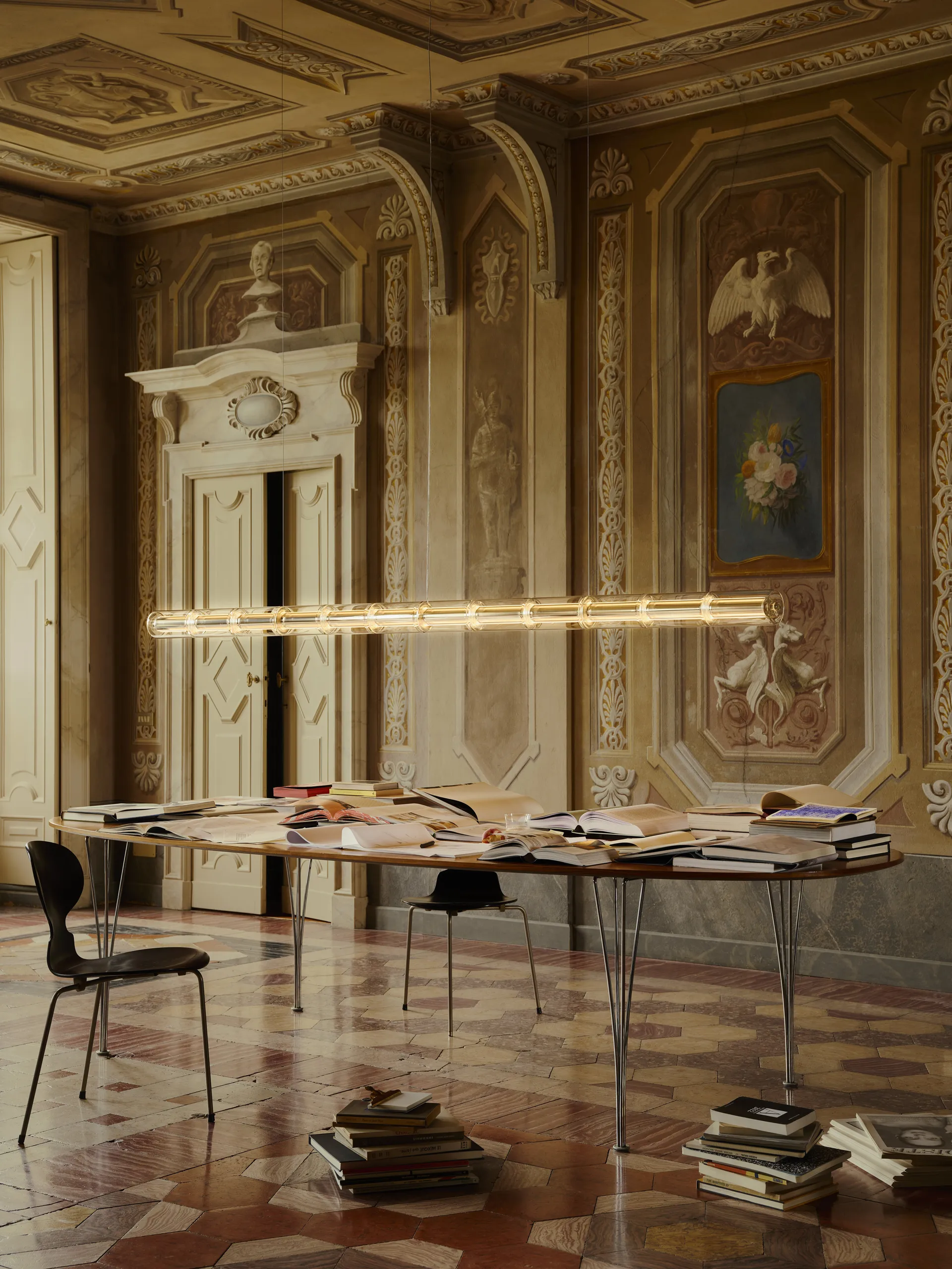 Luce Cilindrica S3 kattovalaisin 248,8 cm, Glass Flos