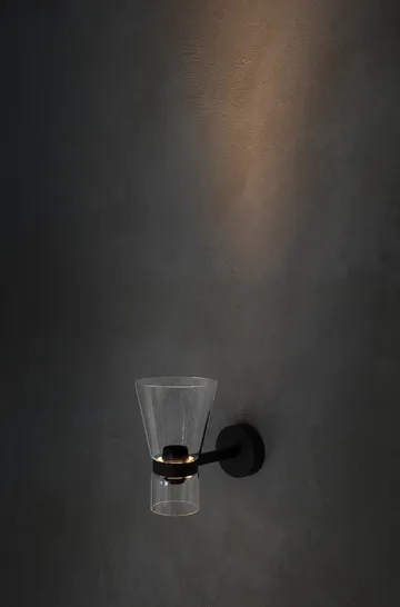 Nocturne Cone seinälamppu – musta - Flos