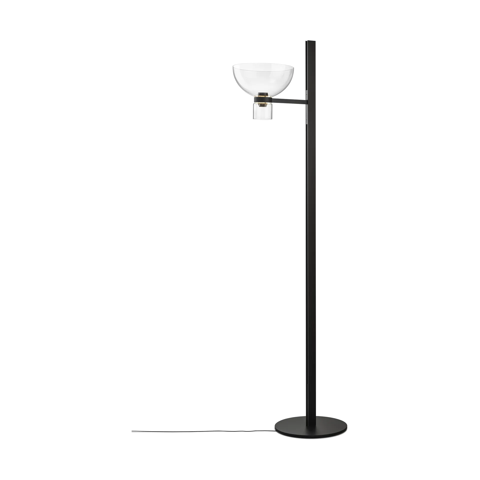 Nocturne F1 bowl lattiavalaisin – musta,  Flos