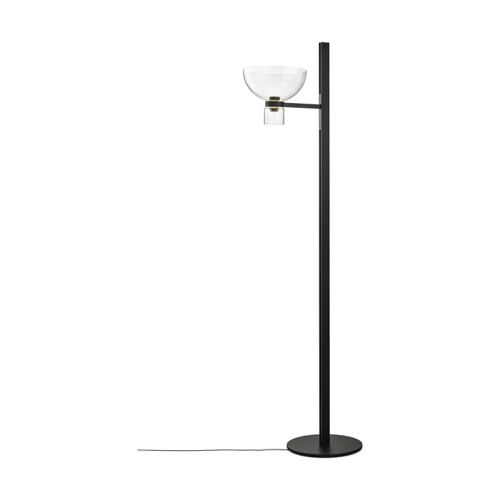 Nocturne F1 bowl lattiavalaisin – musta - Flos