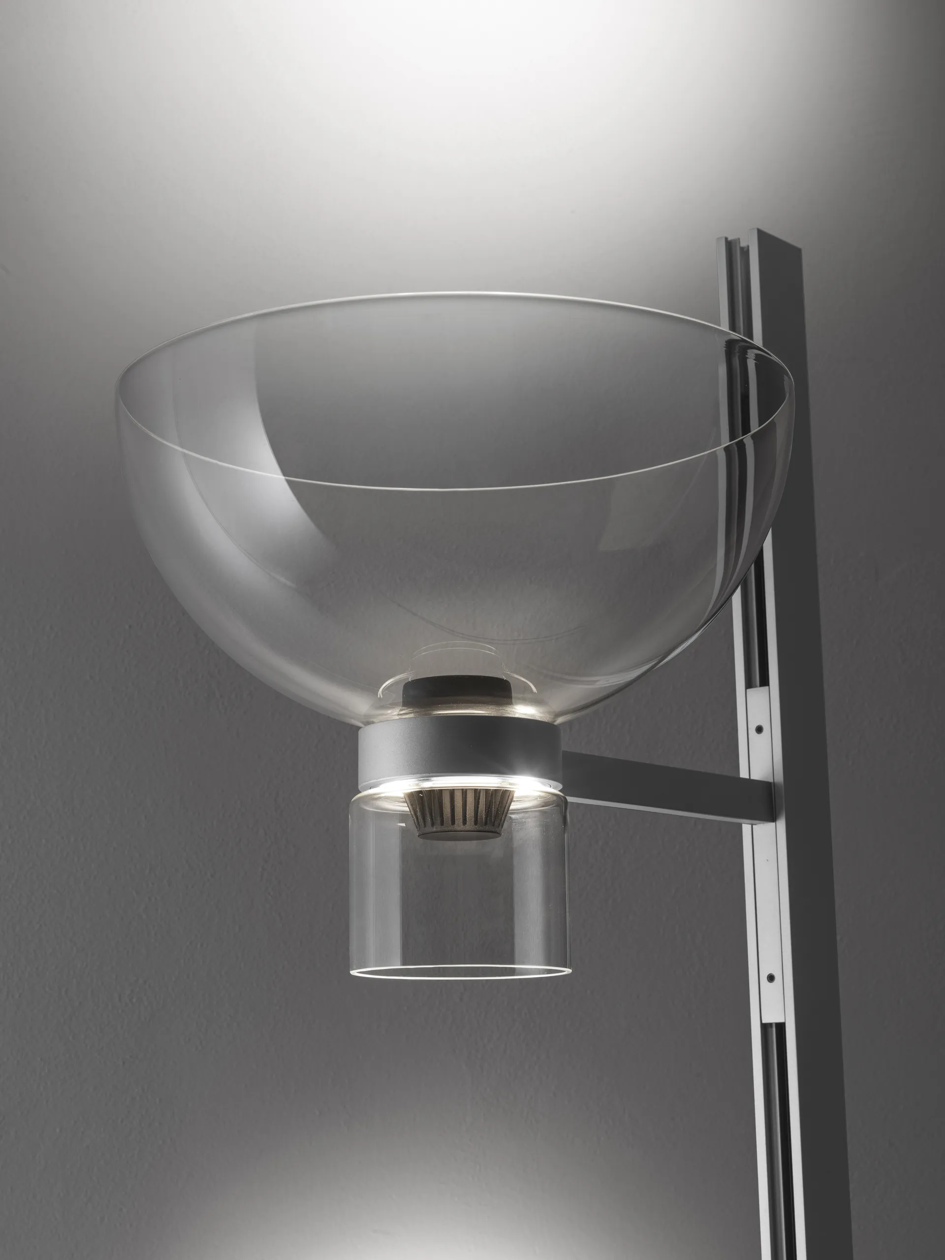 Nocturne F1 bowl lattiavalaisin – silver,  Flos