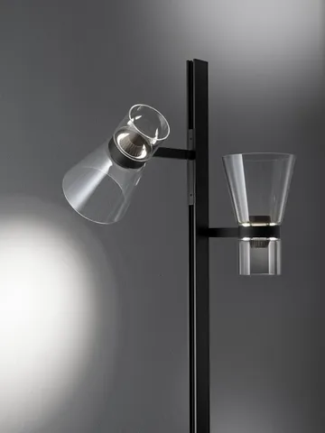 Nocturne F2 cone lattiavalaisin – musta - Flos