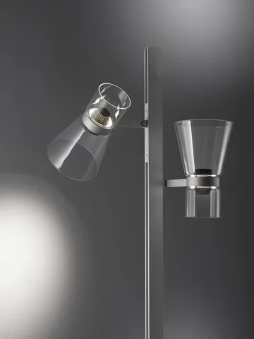 Nocturne F2 cone lattiavalaisin – Silver - Flos