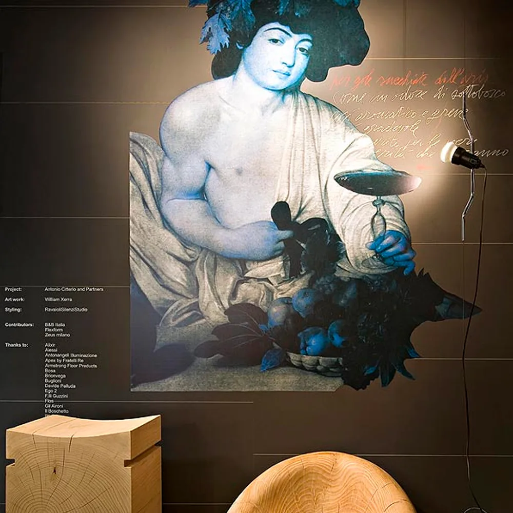 Parentesi lattia- ja kattolamppu himmennettävä, Valkoinen Flos