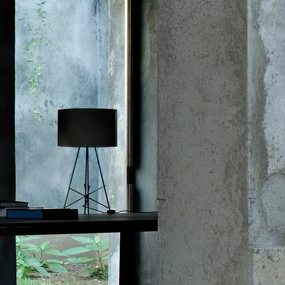 Ray T pöytälamppu, Valkoinen kromi Flos