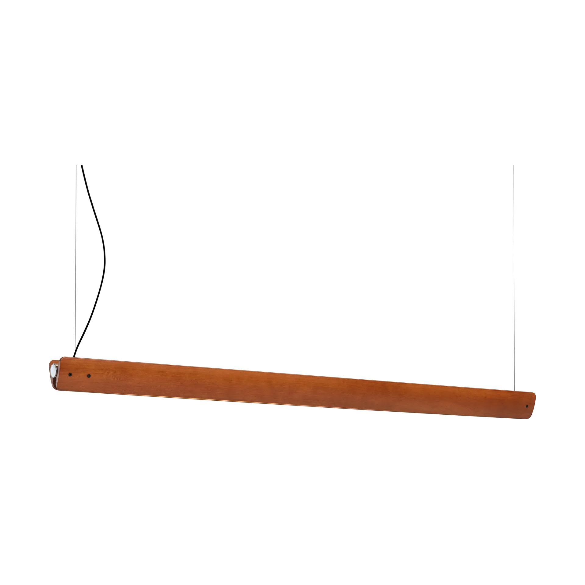 Seki-han kattovalaisin 169,2 cm, Heat treatened ash-black metal Flos