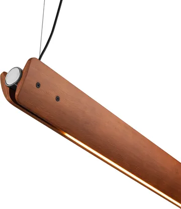 Seki-han kattovalaisin 169,2 cm - Heat treatened ash-black metal - Flos